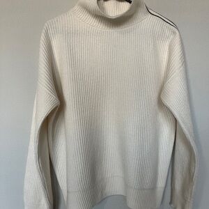 Brunello Cucinelli Cream Turtleneck Sweater